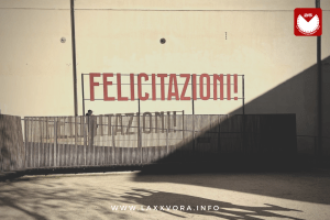 FELICITAZIONI!