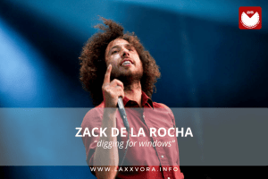 Zack De La Rocha, è l’artista con la #SOTD di oggi!
