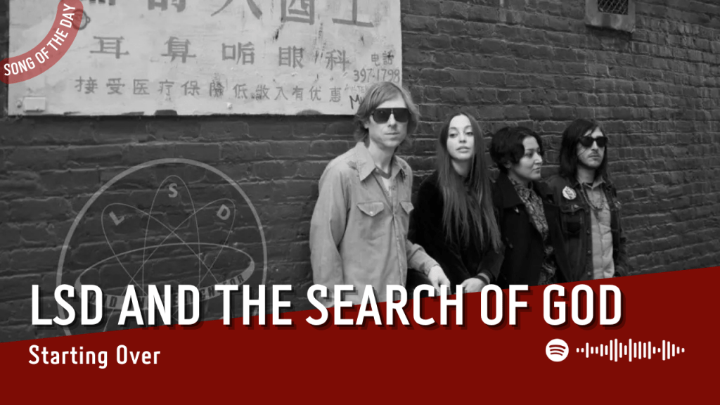 La #SOTD di oggi è di:  LSD and the Search for&nbsp;God