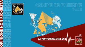 Angina pectoris, un nome e una&nbsp;destinazione.